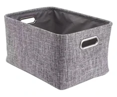 Domoletti STORAGE BOX DOMOLETTI 26X36X20CM GRAY