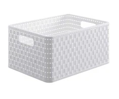 Uzglabāšanas kaste, paredzēts uzglabāšanai Rotho 11153, 18 l, balta krās./,krāsa/dizains tiek izvēlēts nejauši,, 36.8 x 27.8 x