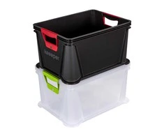 Uzglabāšanas kaste, paredzēts uzglabāšanai Keeeper 10066, 20 l, caurspīdīga krās./,krāsa/dizains tiek izvēlēts nejauši,, 39 x 29