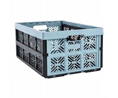 Daiktadėžė, transportavimui Keeeper, 32 l, juoda sp./žydra sp., 48 x 35 x 23 cm