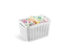 Uzglabāšanas kaste Ucsan Plastik, 1.5 l, balta krās., 16.5 x 11 x 12.5 cm