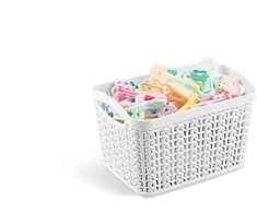 Uzglabāšanas kaste Ucsan Plastik, 1.5 l, balta krās., 16.5 x 11 x 12.5 cm