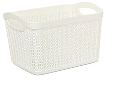 Uzglabāšanas kaste Ucsan Plastik 8691459013093, balta krās., 21 x 13.8 x 16.8 cm