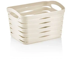 Uzglabāšanas kaste Ucsan Plastik 8691459294094, bēša krās., 16.5 x 11 x 12.5 cm