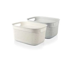 Ucsan Krepšelis DROP 6,6 l, kreminis 29x21x15 cm