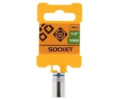 Grąžtas Forte_Tools Varžtų veržlių galvutė Forte Tools, 9 mm, 1/4"