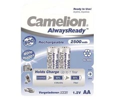 „Camelion R6 2500 mAh BP2“ visada paruoštas