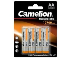 Įkraunami elementai, NH-AA2700BP4, CAMELION, 4 vnt.