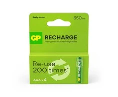 ACCU GP AAA.650MAH 4PCS