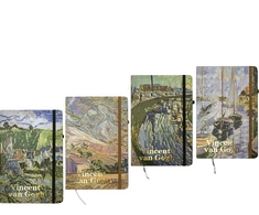 Centrum Užrašinė A5 linija 80 lap.kietu viršeliu ,su guma Vincent van Gogh