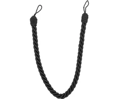 Užuolaidų virvelė Luance COT, 1.6 cm, antracito sp.