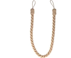 Užuolaidų virvelė Luance COT, 1.6 cm, šampano