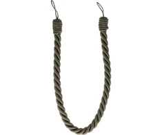 Užuolaidų virvelė Luance COT, 1.6 cm, tamsiai žalia