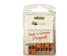 Laidų jungės Wago 221-612, 2 x 0,5-6 mm², 3 vnt.