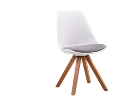 Domoletti Valgomojo kėdė A8026-9 balta 54.5X47X81