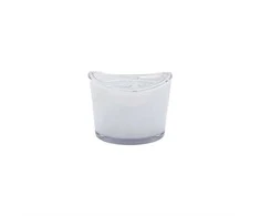 Dantų šepetėlių stiklinė DOMOLETTI AC0096AA-TBH, balta