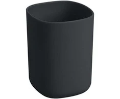 Vonios kambario stiklas Domoletti Naples BPO-2903-2C, juodos spalvos, 7,6 cm x 10,5 cm x 7,6 cm