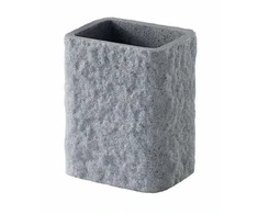 Vannas istabas glāze Gedy Aries AR9808, pelēka krās., 9 cm x 11 cm x 9 cm