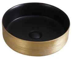 Domoletti Praustuvas, montuojamas ant stalviršio, ACB8004, auksinė/juoda