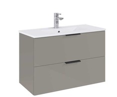 Bathroom cabinet with sink Elita Astra. pilkas. 40.5x80x53