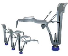 Vonios kojelės Kaldewei Allround 5030, plieninės, 10 cm x 5 cm, 4 vnt.
