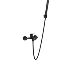 Vannas maisītājs ar dušas komplektu Invena Nestos BW-97-004-V, melna