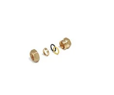 Užveržiama jungtis variniams vamzdžiams Giacomini R180F, 22mm x 3/4", žalvaris