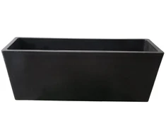 Vazonas Domoletti 11U35. spw. 35 cm. DIA 35x14 cm. antracito