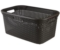 Veļas kaste Curver 187493, 45 l, brūna krās., 59.2 cm x 38 cm