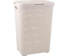 Veļas kaste Curver 189207, 60 l, bēša, 44.8 cm x 34.1 cm
