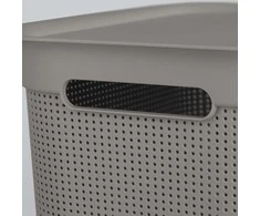Veļas kaste Rotho 1023507422, 50 l, gaiši brūna, 43.1 cm x 34 cm