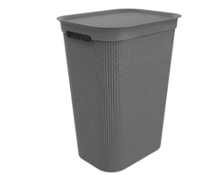 Veļas kaste Rotho 1023508853, 50 l, pelēka krās., 43.1 cm x 34 cm