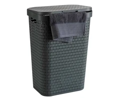 Veļas kaste Rotho 1032708853, 55 l, antracīta/pelēka, 42 cm x 32 cm