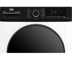 BEKO Skalbimo mašina with dryer | BMM5DFO5741WPB | Energy efficiency class A/D | Front loading | Skalbimo talpa 7kg | 1400 RPM | Gylis 52 cm | Plotis 60 cm | Ekranas | LED | Drying system | Drying capacity 5kg | Steam function | Baltas