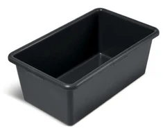 Skalbimo vonelė Prosperplast, 60 l, juodos spalvos
