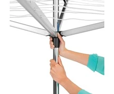Džiovyklė Brabantia Besis. džiov. Topspinner 50 m met. str. - Metallic Pilkas