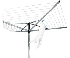 Džiovyklė Brabantia Besis. džiov. Topspinner 50 m met. str. - Metallic Pilkas