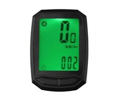 Velosipēdu dators Outliner YS-602, plastmasa, melna krās.