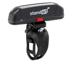 Velosipēdu lukturis Standart SD-3250, plastmasa, melna krās.