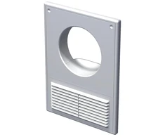 Ventiliatorius Ventilācijas reste Haushalt, plastmasa, 182 mm x 252 mm, 100 mm