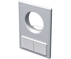 Ventilācijas reste Haushalt, plastmasa, 182 mm x 252 mm, 100 mm