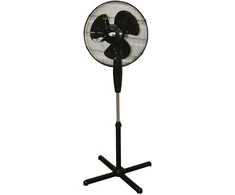 Ventiliatorius Besk Grīdas ventilators 40.64cm, 40W, 3 ātrumi, juodas