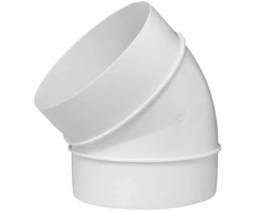 Ventiliatorius Līkums Europlast AL100-45, 45 °, 100 mm