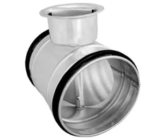 Vārstulis noslēgums Alnor, DN 100, 100 mm – Uzmavas gals