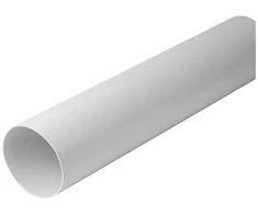 Ventiliatorius Ventilācijas kanāls Europlast A100-1.5, abs plastmasa, 1.5 m x 100 mm