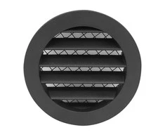 Ventiliacijos grotelės Europlast MRA100A, aliuminis, 100 mm