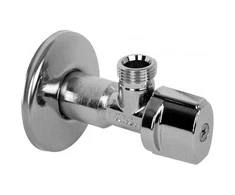 Ventilis Arco A-80, stūra, ūdensvadam, 3/8 collas – ārējā vītne, 1/2 collas – ārējā vītne