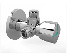 Ventilis Arco A-80 Twin, stūra, ūdensvadam, 1/2 collas – ārējā vītne