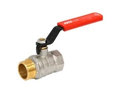 Ventilis MT 40912, tiesus, vandens sąnaudų reguliavimui, 3/4 colio - išorinis sriegis, 3/4 colio - vidinis sriegis