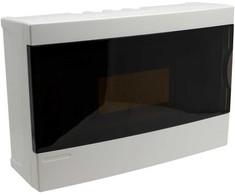 Vexen Paskirstymo dėžė, ant tinko, IP40, 12 modulių, balta/juoda